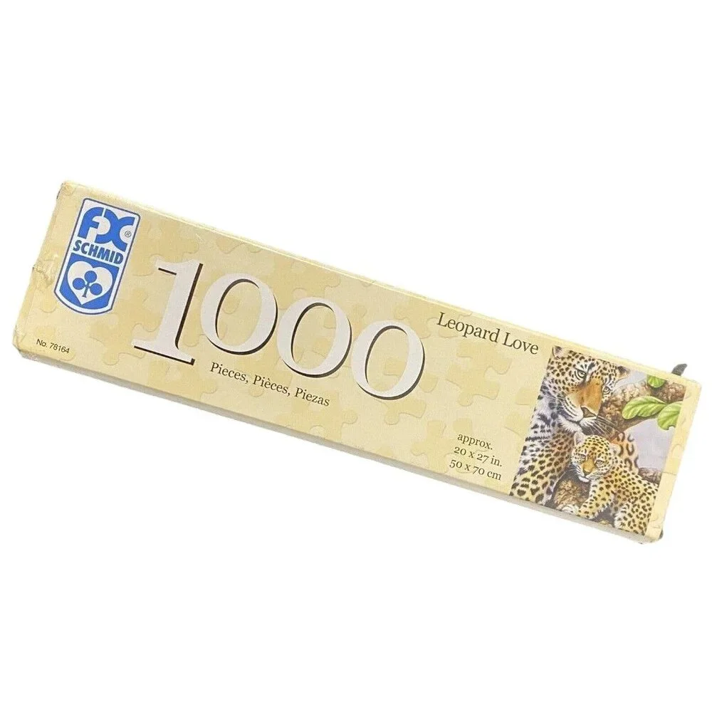 FX Schmid Leopard‎ Love 1000 Piece Jigsaw Puzzle